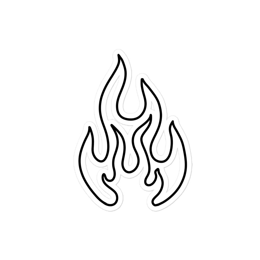 Premium Vector  Hand drawn illustration love fire for tattoos stickers etc  free vector